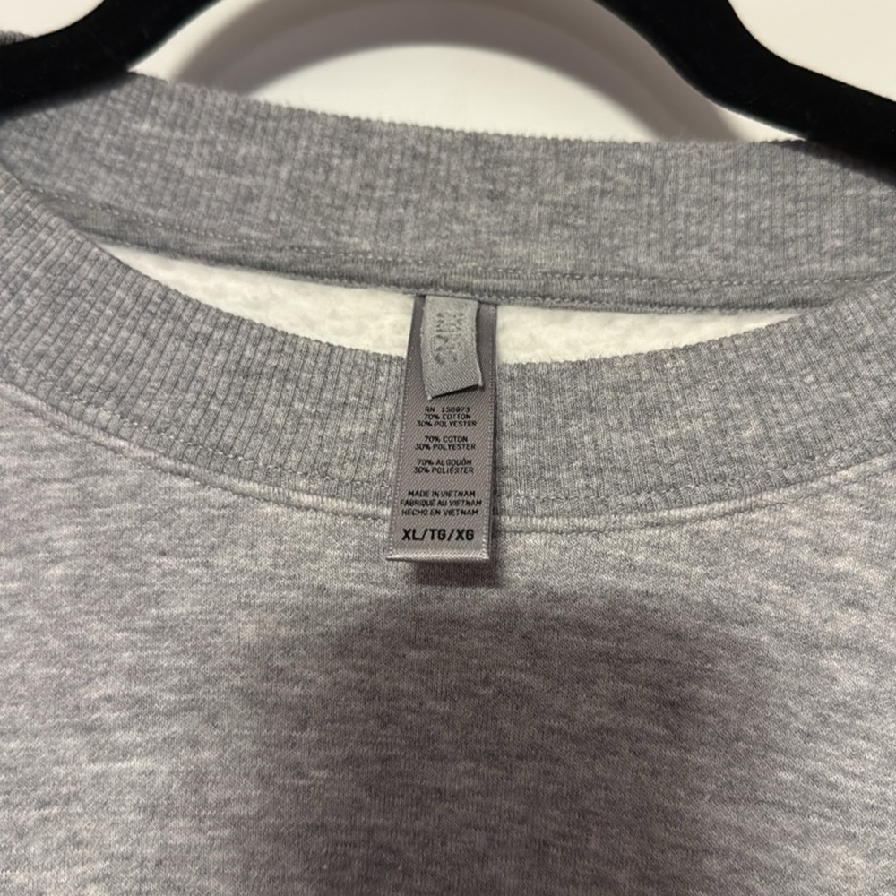 Skims The Pullover Gray Women’s Sweatshirt XL - Picture 2 of 4